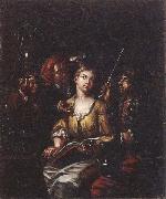 Matthys Naiveu The procuress oil painting on canvas